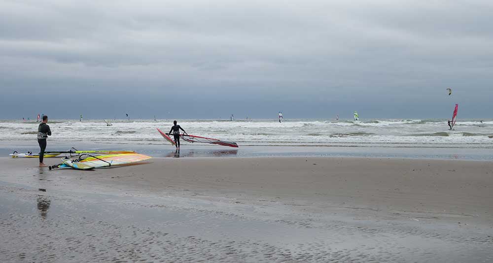 Windsurfen in Noordwijk